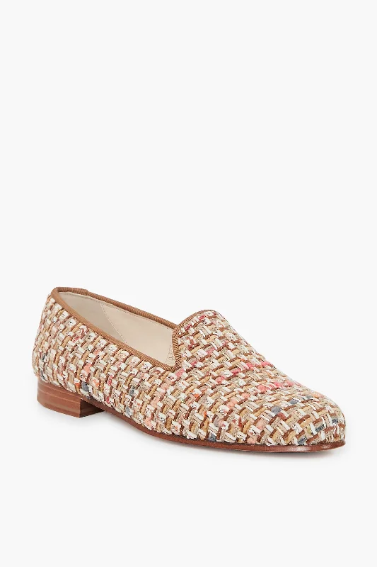 Airy Walking Shoes Tan Confetti Loafers