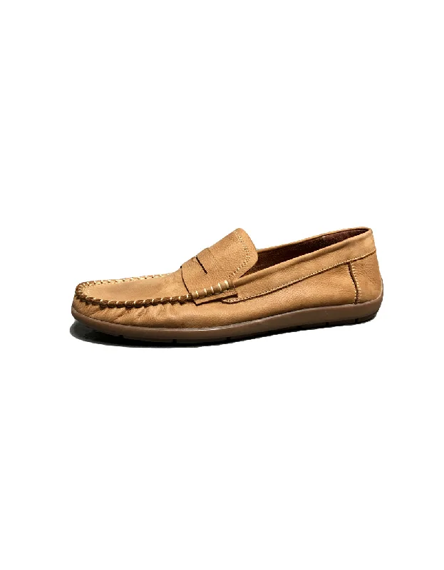 Durable Slip-On Shoes Soft Leather Daily Comfy Loafers for Men