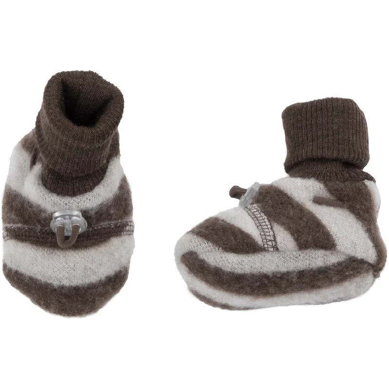 Lightweight Mesh Sneakers Joha Wool Brown Slippers 2-layered