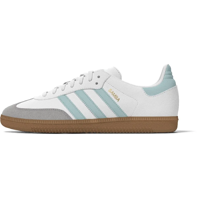 Modern Sport Sneakers adidas Originals Ftwr White/Semi Flash Aqua/Gum 3 Samba Og J Sneakers