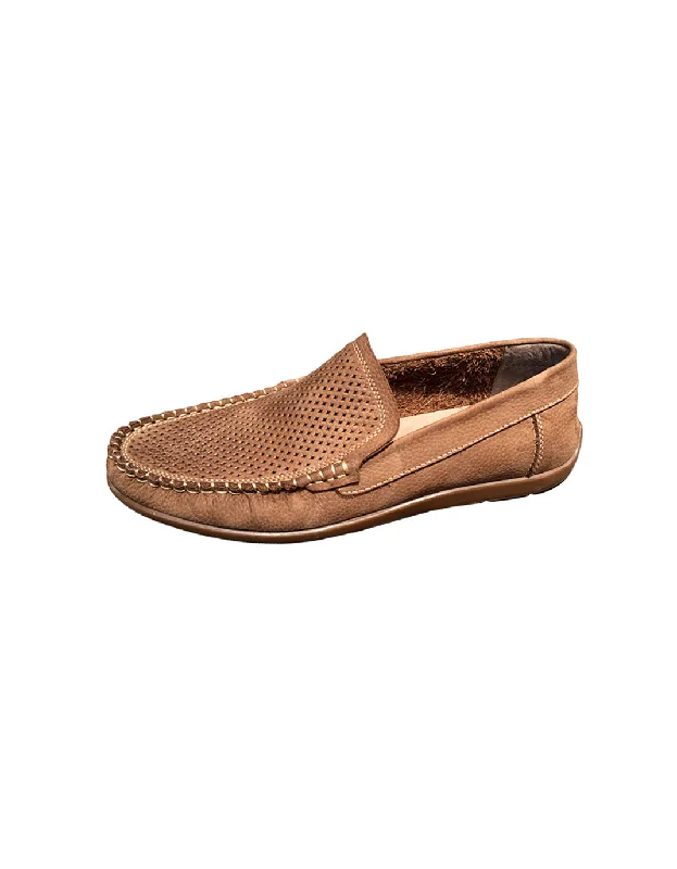 Ultra-Soft Cushion Shoes Soft Leather Handmade Hollow Loafers for Men