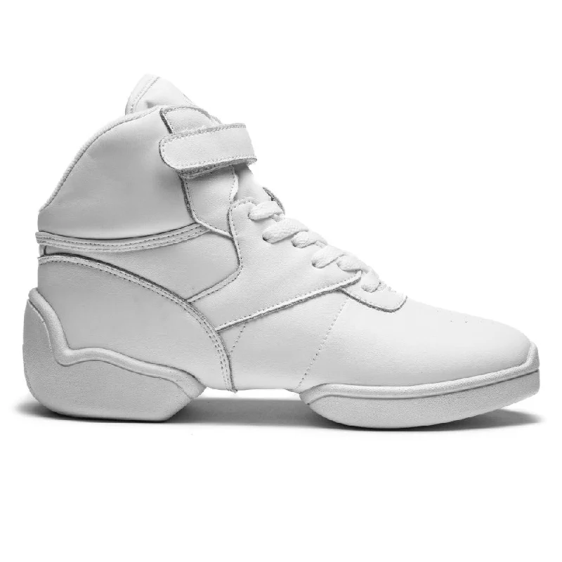 Non-Skid Sneakers Rumpf High Top Leather Sneaker White