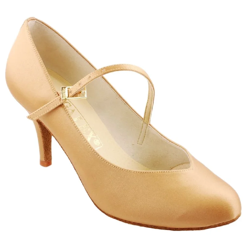 Soft Leather Shoes Women's Standard Dance Shoes, 6682 Inga, Heel 8cm Point