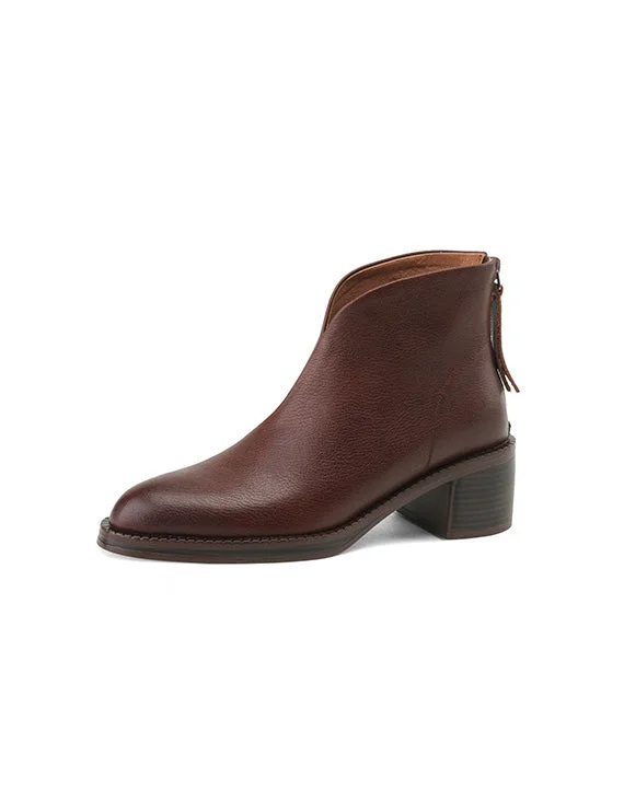 Comfy Lightweight Sneakers Pointed Toe Chunky Heel Chelsea Boots