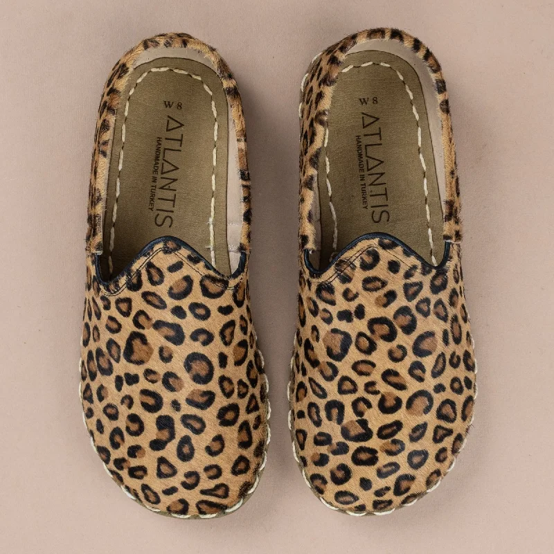 Flexible Street Sneakers Women's Leopard Barefoots