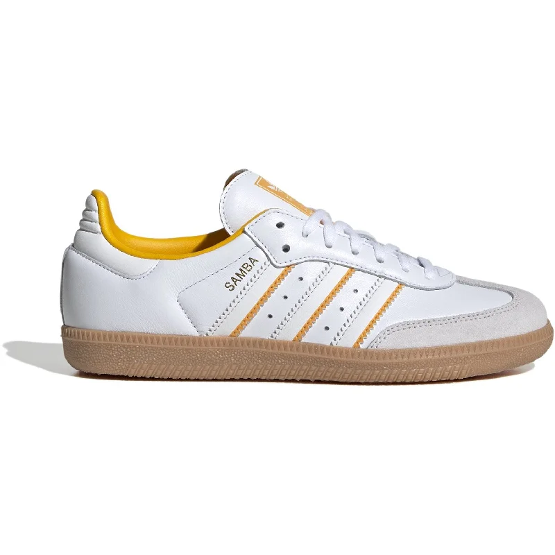 Breathable Stylish Sneakers adidas Originals Cloud White/Crystal White/Crew Yellow Samba Og J Sneakers