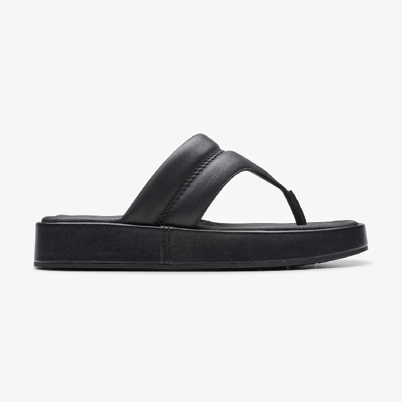 Premium Casual Sneakers Womens - Alda Walk Black Leather