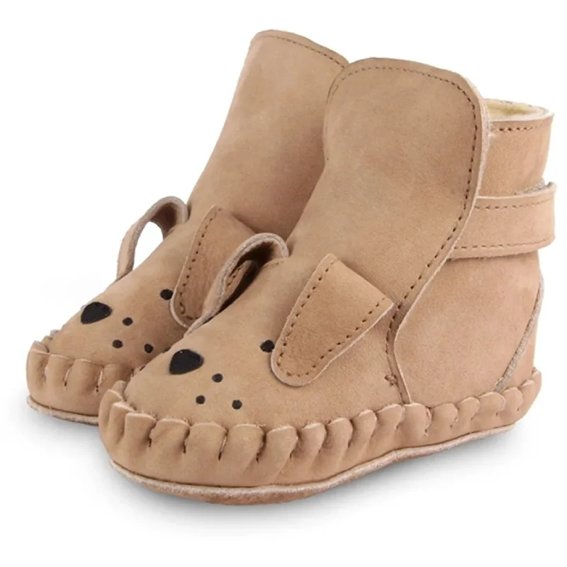 Cushioned Everyday Sneakers Donsje Baby Kapi Classic Lining Dog Truffle Nubuck