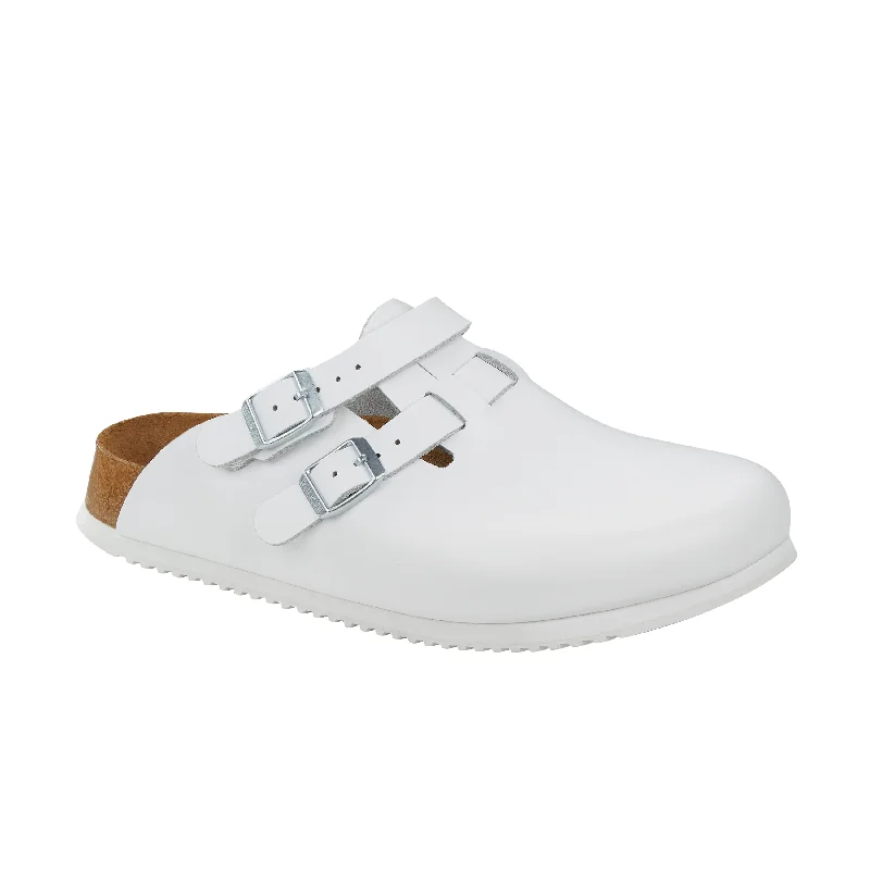 Ultra-Soft Cushion Shoes Kay SFB Supergrip White/White Leather