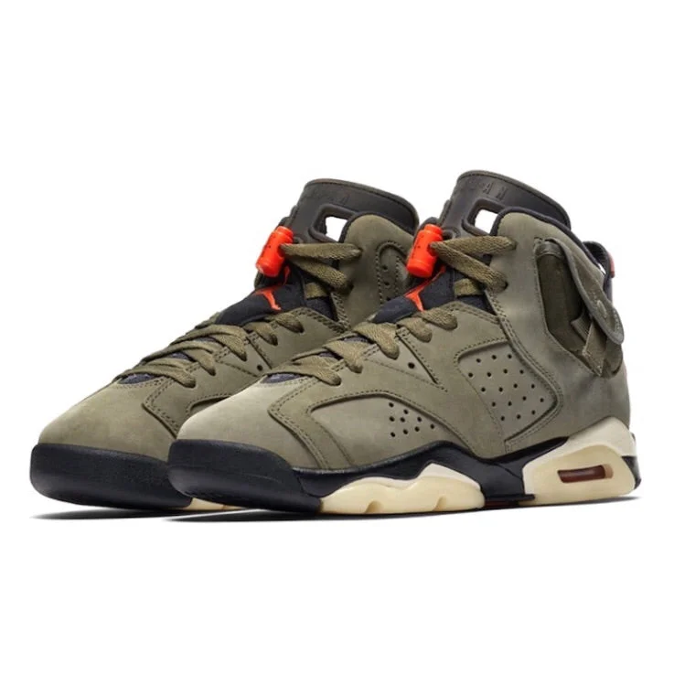 Stylish Running Shoes Air Jordan 6 Retro GS Travis Scott Cactus Jack