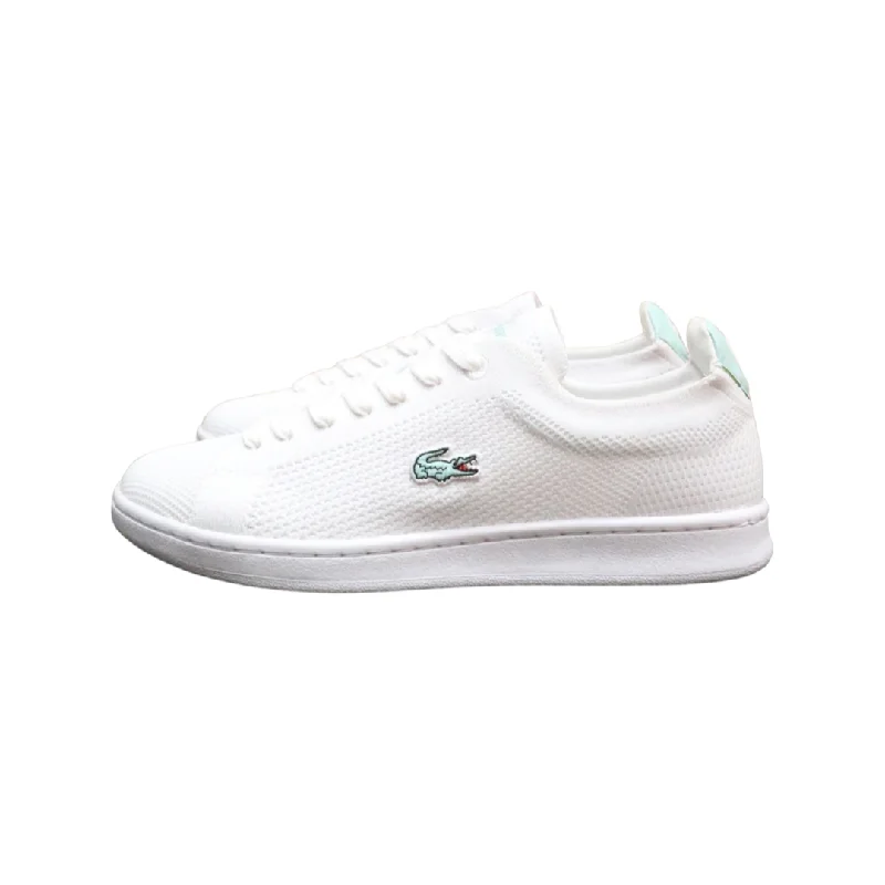 Sporty Slip-On Sneakers Women's Lacoste Carnaby Piquee White Turquoise