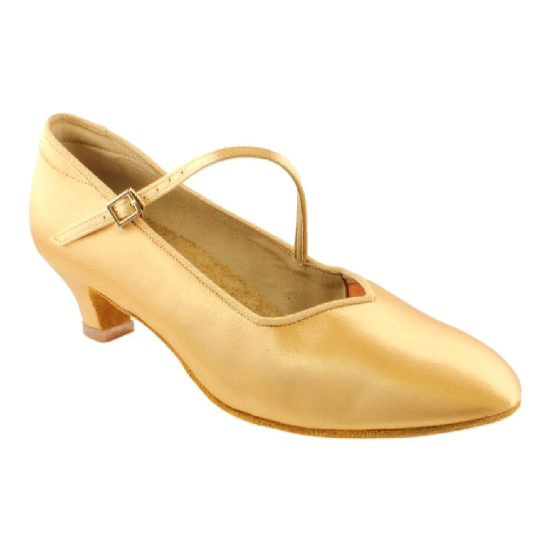 Airy Walking Shoes Women's Standard Dance Shoes, Model 138, Child I, Tan 2