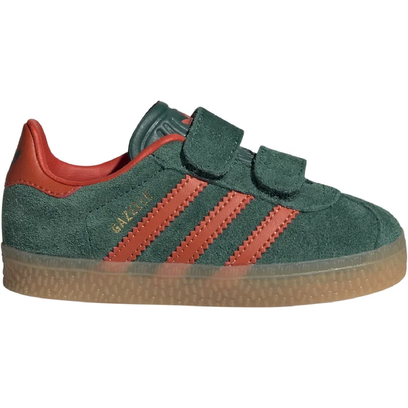 Ultra-Soft Walking Shoes adidas Originals GAZELLE CF I Sneakers Collegiate Green / Preloved Red / Gum Ultra-Soft Walking Shoes adidas Originals GAZELLE CF I Sneakers Collegiate Green / Preloved Red / Gum