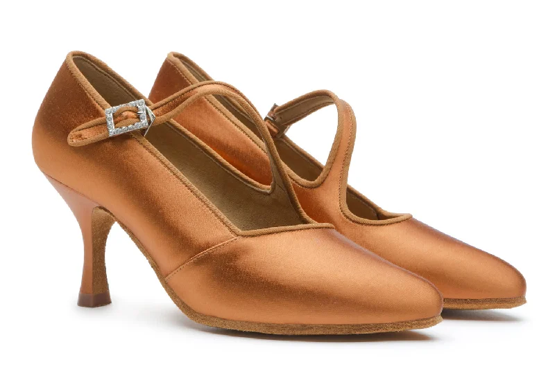 Shock Absorbing Sneakers Women's Standard Dance Shoes, Model 149, Heel EH10, Tan 3 Shock Absorbing Sneakers Women's Standard Dance Shoes, Model 149, Heel EH10, Tan 3