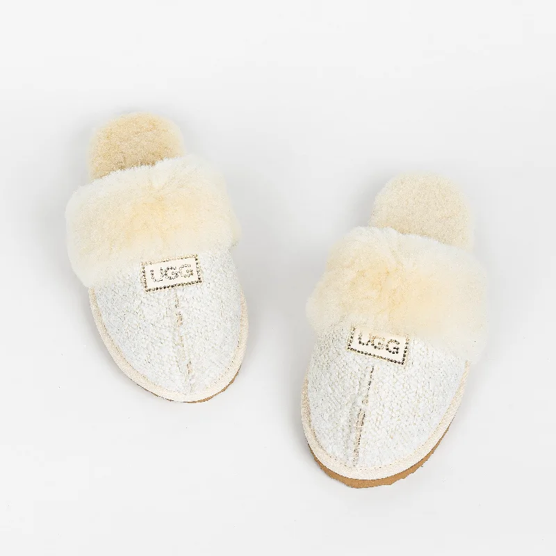 Airy Sport Shoes Women's Luxe Boucle Designer Slippers