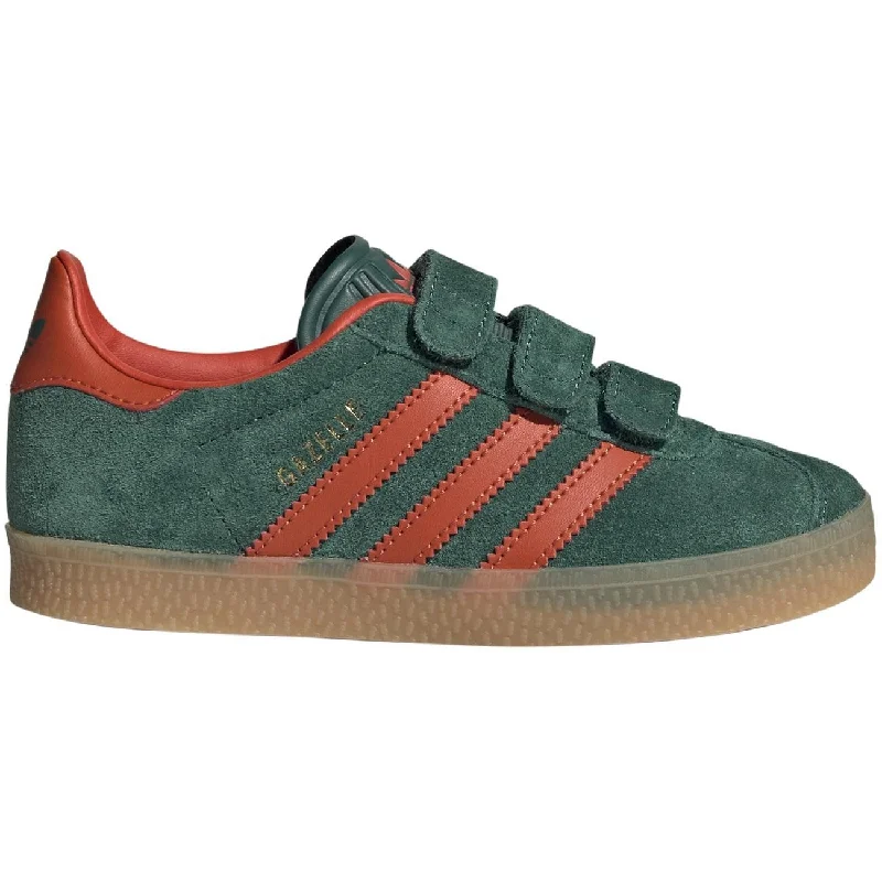 Lightweight Mesh Running Shoes adidas Originals GAZELLE CF C Sneakers Collegiate Green / Preloved Red / Gum