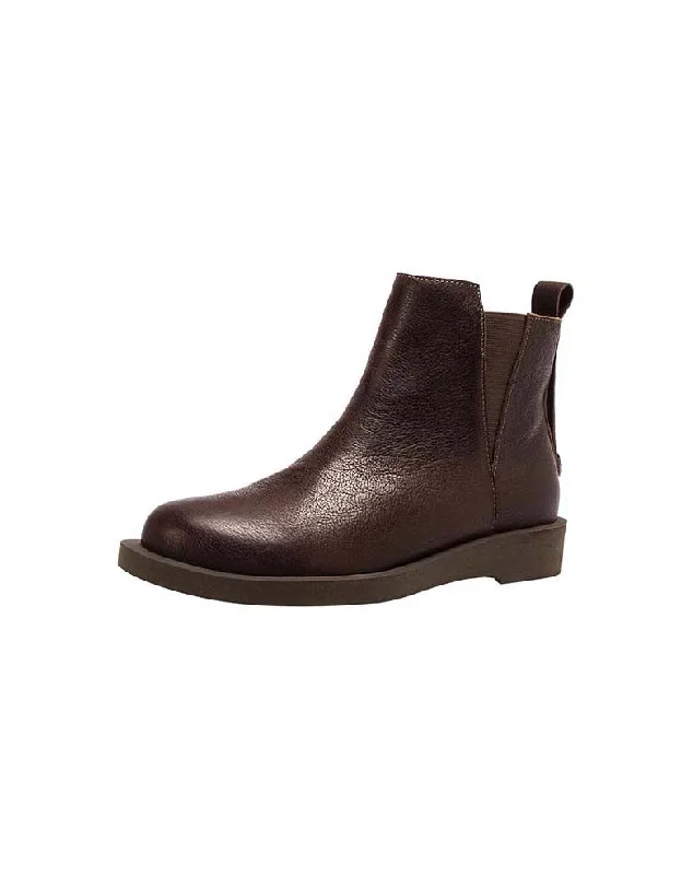 Lightweight Cushion Sneakers Winter Autumn Handmade Leather Retro Chelsea Boots