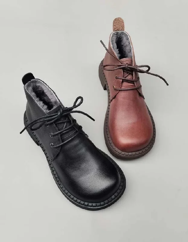 Cozy Memory Foam Shoes Wide Toe Box Comfortable Winter Boots with Fur 35-41
