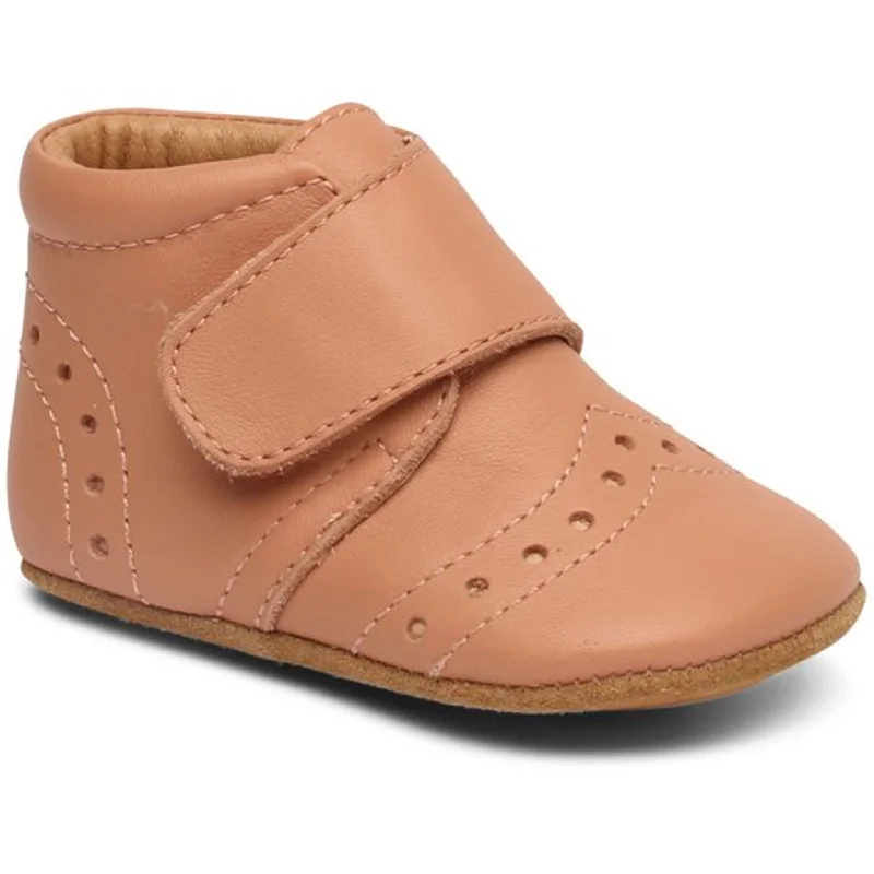 Chic Mesh Sneakers Bisgaard Indoor Shoes Velcro Petit Nude