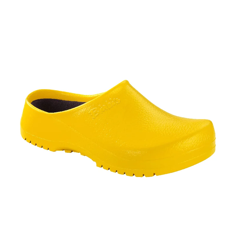 Stylish Slip-On Shoes Super Birki Yellow Polyurethane
