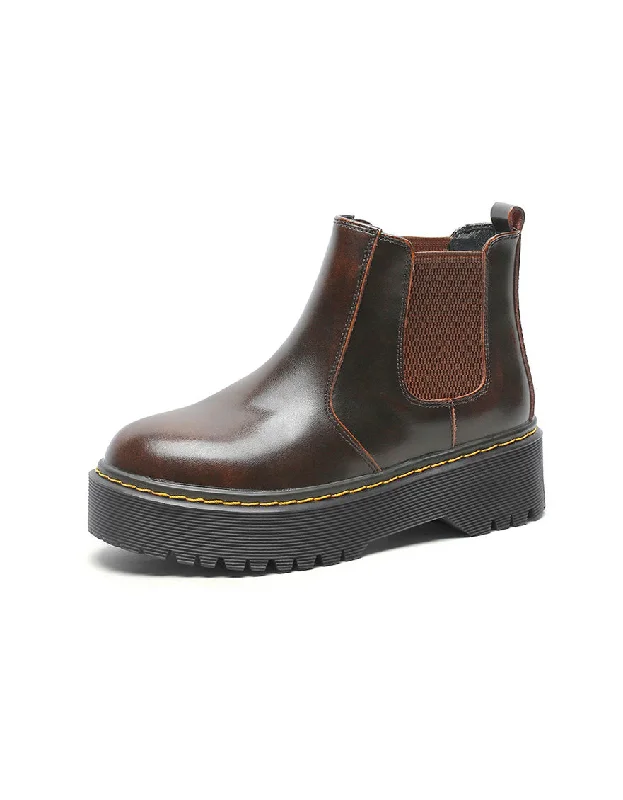 Premium Casual Sneakers Autumn Winter Platform Chelsea Boots