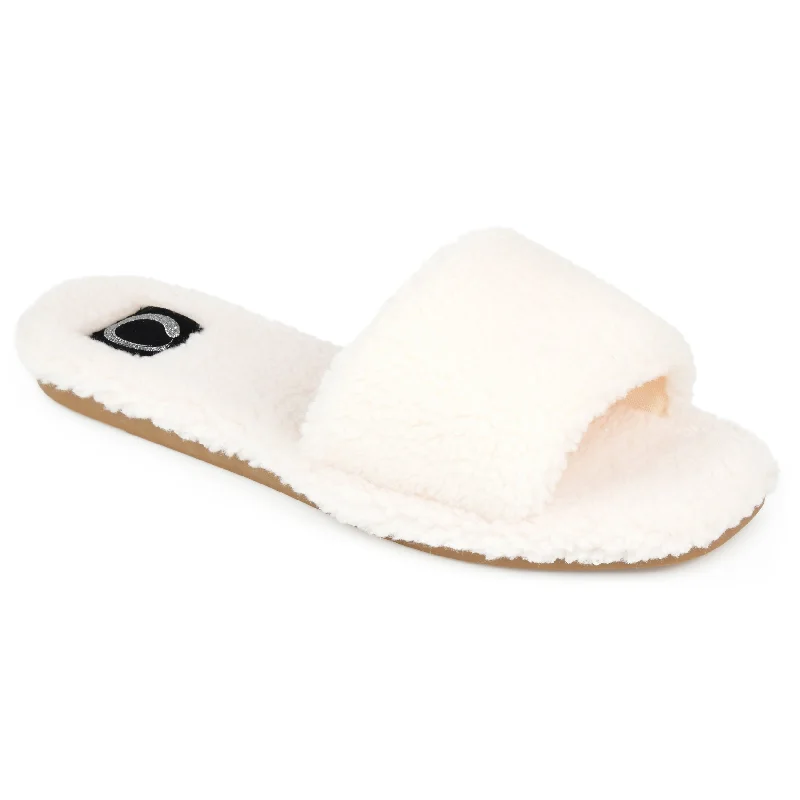 Comfy Running Shoes Journee Collection Women's Faux Fur Sunlight Slipper