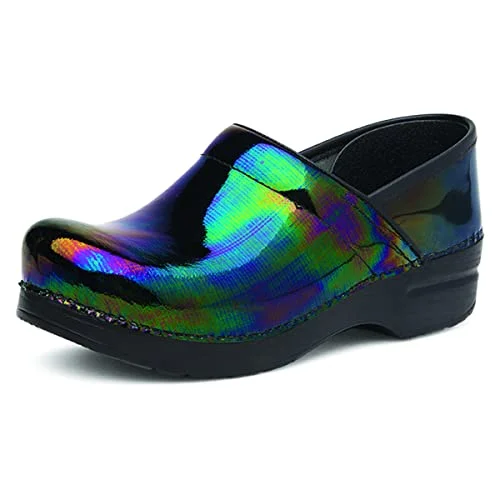 Slip-Resistant Casual Shoes Professional Petrol Patent