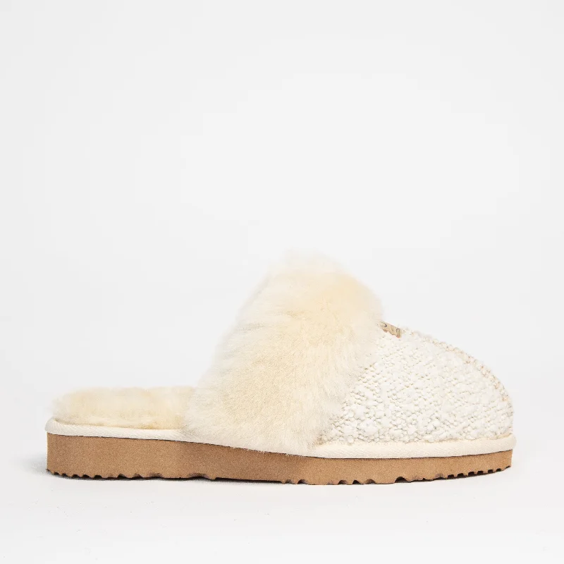 Fashion Running Shoes Women's Boucle Designer Slippers