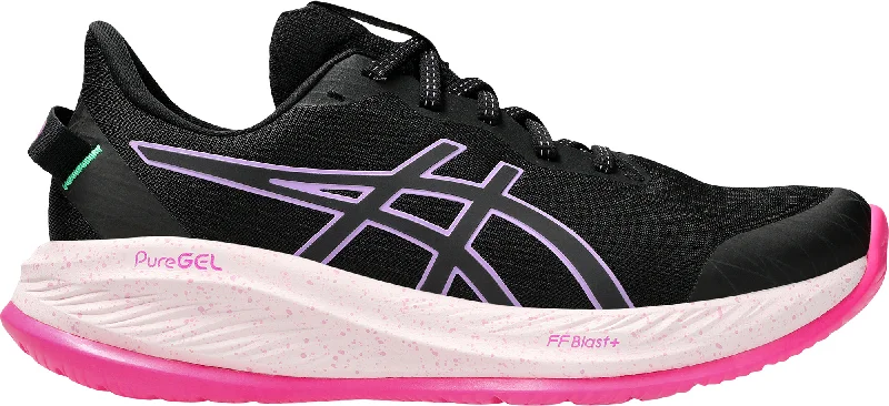 Sporty Breathable Sneakers Asics Gel Cumulus 26 Lite-Show Womens Running Shoes - Black