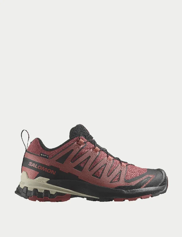 Breathable Stylish Sneakers XA Pro 3D V9 Gore-Tex - Cow Hide/Black/Faded Rose