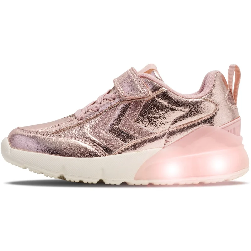 Cloud Comfort Shoes Hummel Pink Daylight Glitter Jr Sneakers