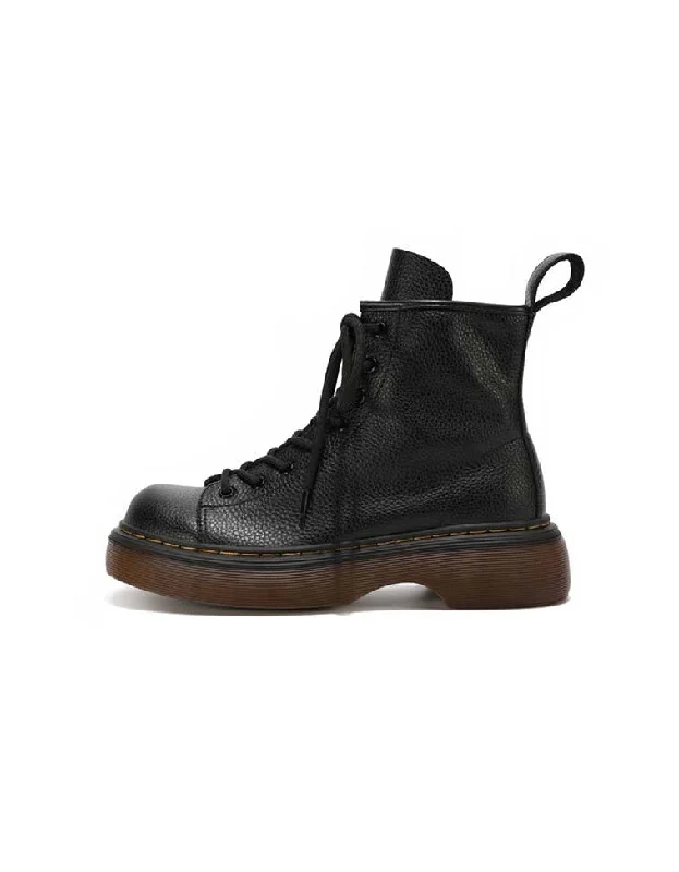 Breathable Stylish Sneakers Handmade Retro Soft Leather Martin Ankle Boots