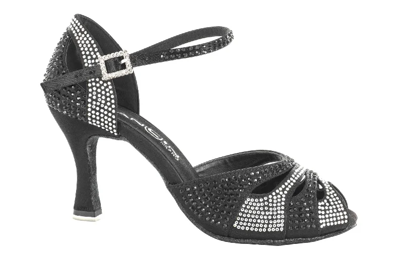 Sporty Travel Sneakers Dancin Open Pointy Black