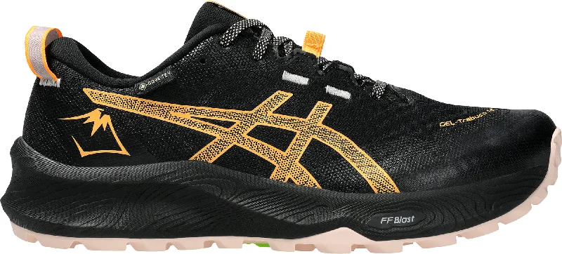 Soft Lightweight Sneakers Asics Gel Trabuco 12 GORE-TEX Womens Trail Running Shoes - Black