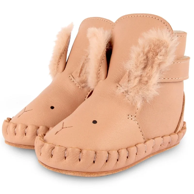 All-Day Cushioned Shoes Donsje Baby Kapi Exclusive Lining Winter Bunny Light Rust