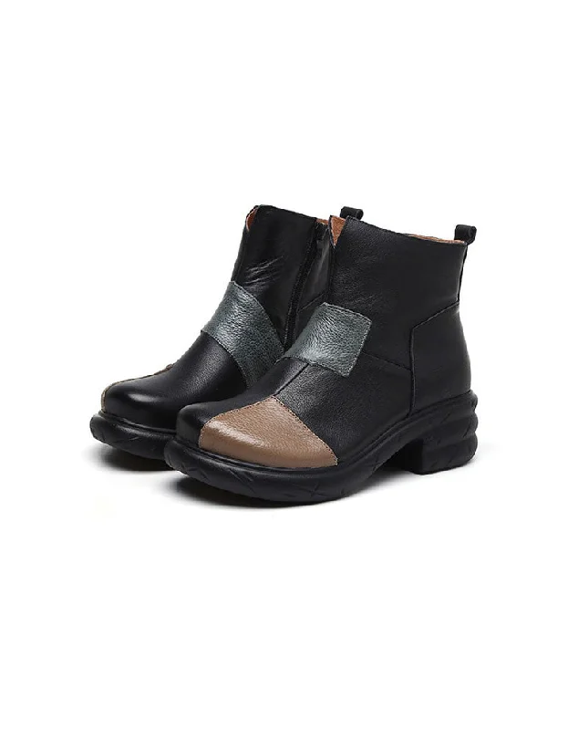 Trendy Athletic Sneakers Autumn Winter Velvet Thick Heels Ankle Boots