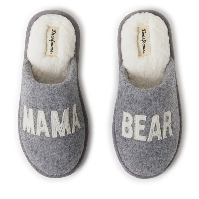 Classic Casual Sneakers Dearfoams Women's Carley Mama Bear Mom Scuff Slipper