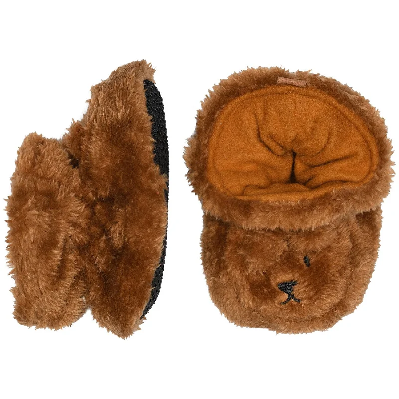 Ultra-Soft Cushion Shoes MELTON Apple Cinnamon bjørn luftige hjemmesko