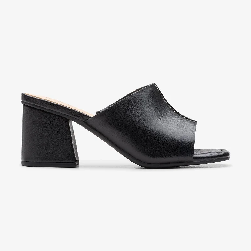 Slip-Resistant Casual Shoes Womens - Siara65 Band Black Leather