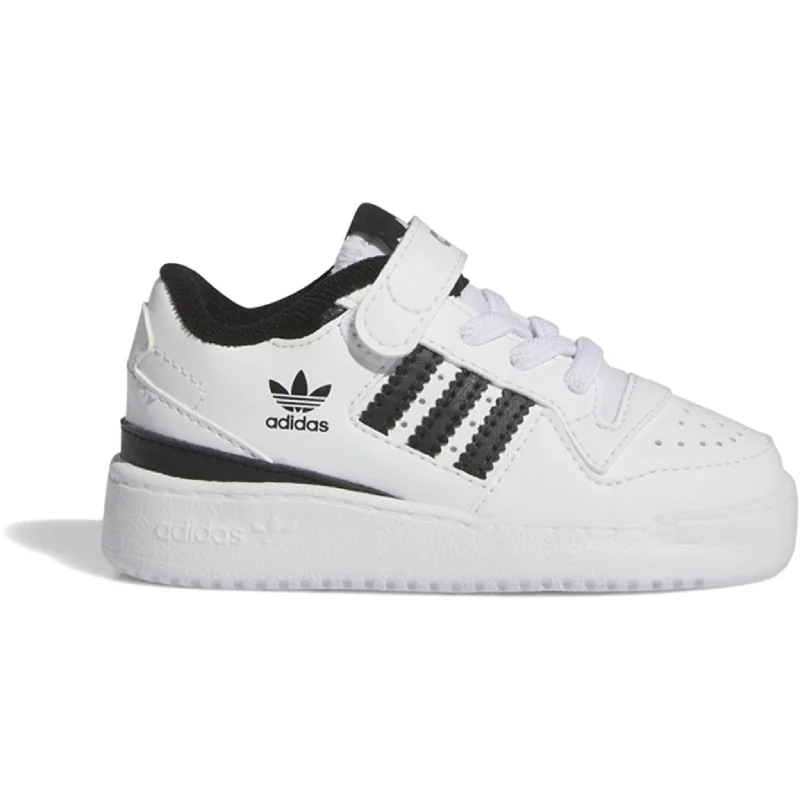 Plush Cushion Sneakers adidas Forum Low Shoe Black/White