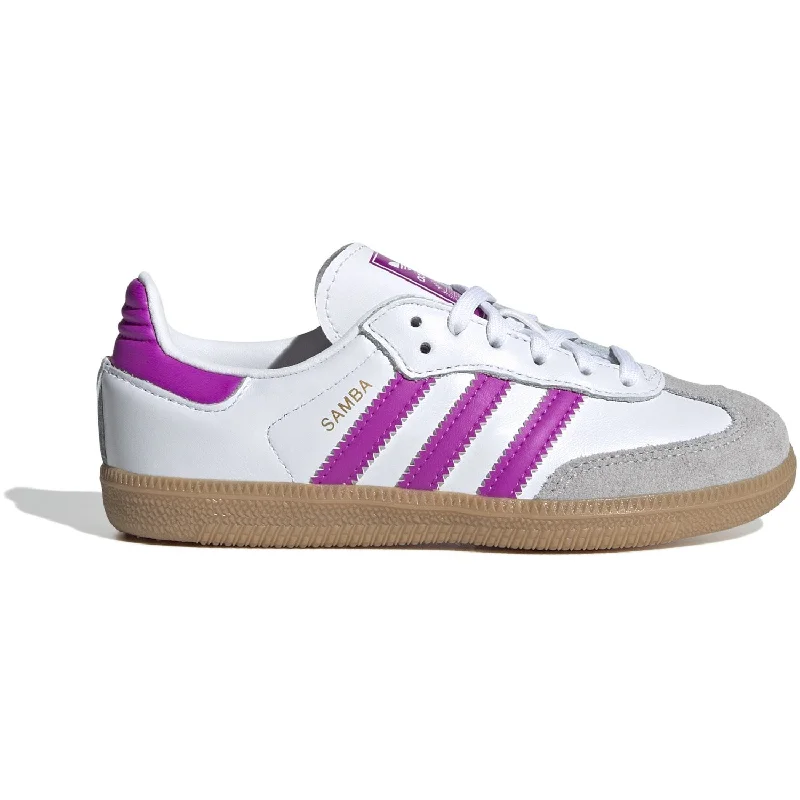 Shock Absorbing Sneakers adidas Originals Ftwwht/Purbur/Gum3 Samba Og C Sneakers