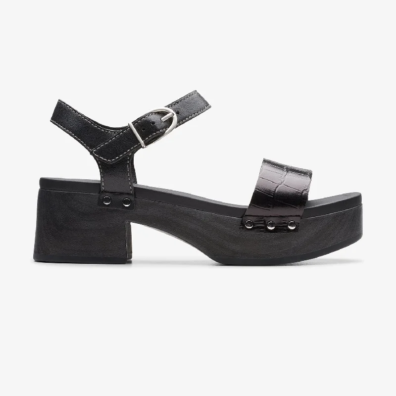 Durable Everyday Shoes Womens - Sivanne Bay Black Interest