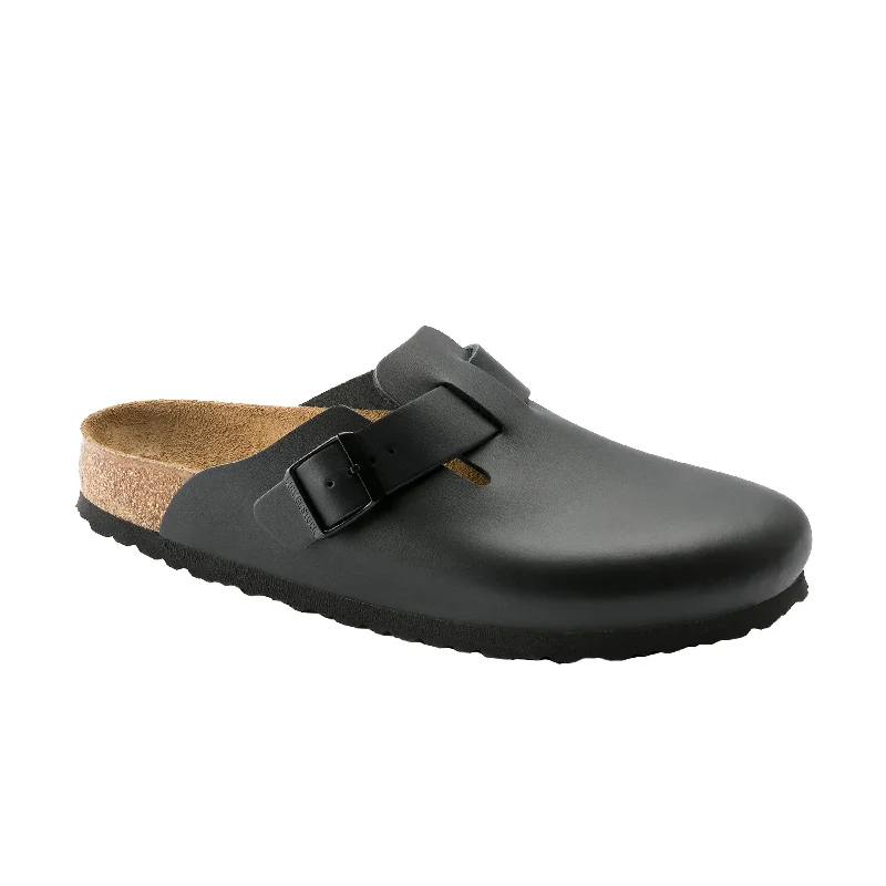 Soft Everyday Sneakers Boston Black Smooth Leather