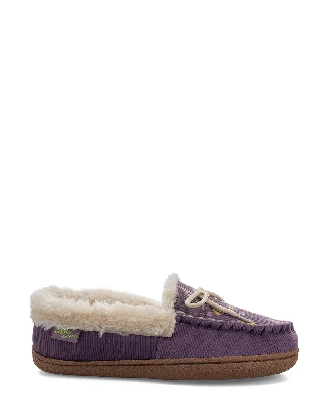 All-Day Wear Shoes Women's Elaine Paisley Slipper - Purple