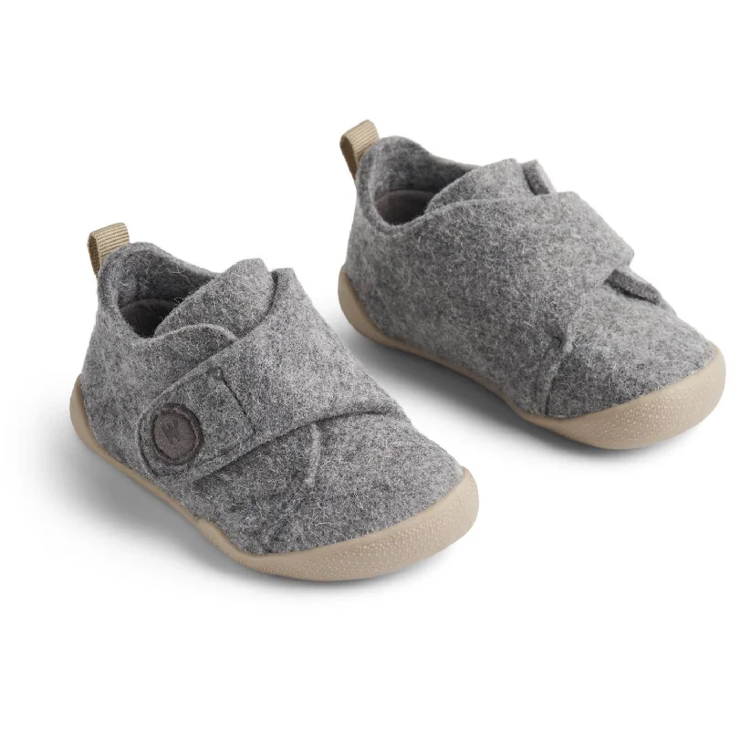 Minimalist Casual Sneakers Wheat Grey Indoor Shoe Fleecy
