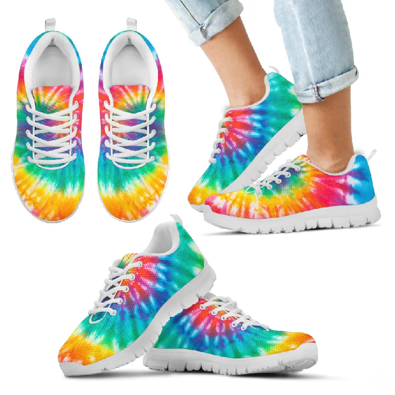 Shockproof Running Sneakers Tie Dye Running Shoes