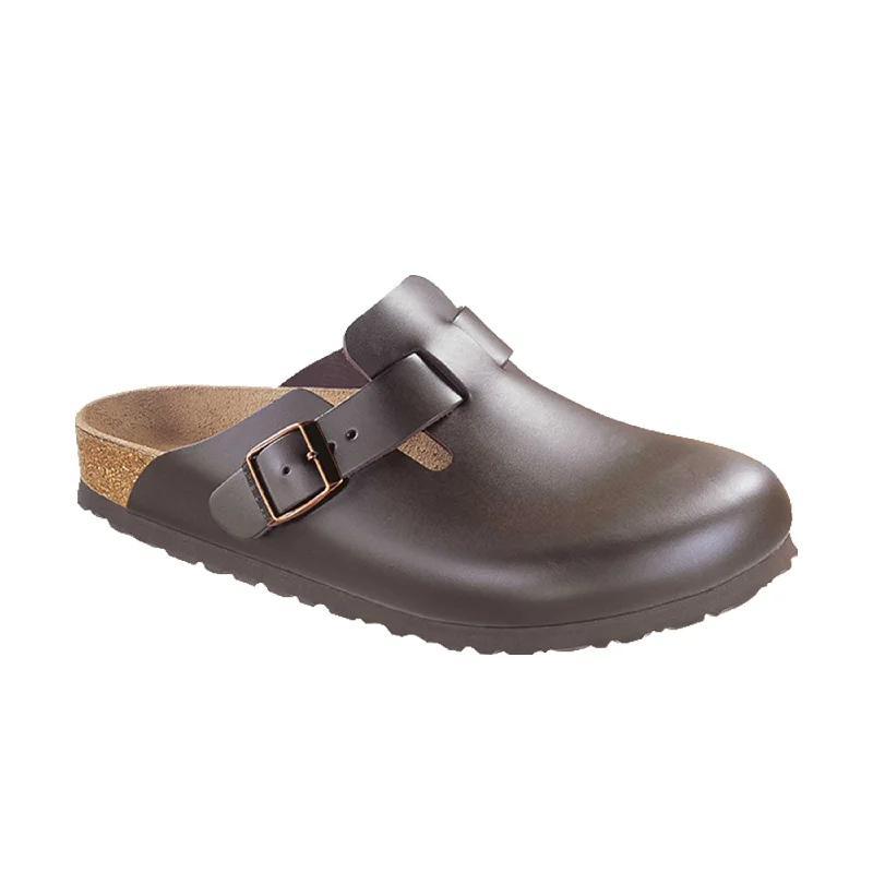 Breathable Lightweight Shoes Boston Dark Brown Smooth Leather