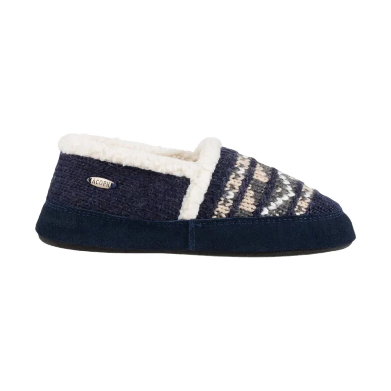 Stylish Travel Shoes Acorn Women's Nordic Moc Slipper - Nordic Blue