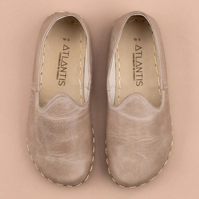 Durable Slip-On Shoes Women's Tan Barefoots
