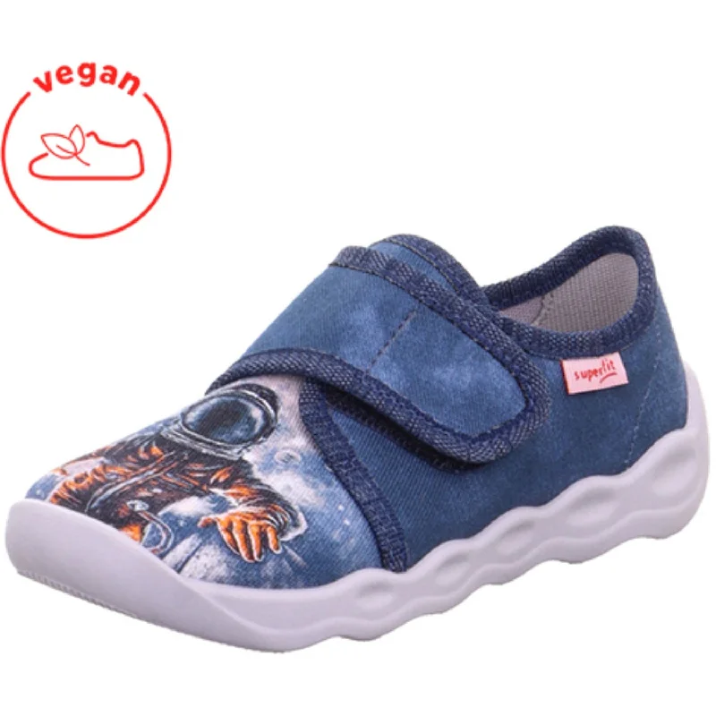 Ergonomic Casual Sneakers Superfit Blue/Multicoloured Bubble Slippers With Cold Lining